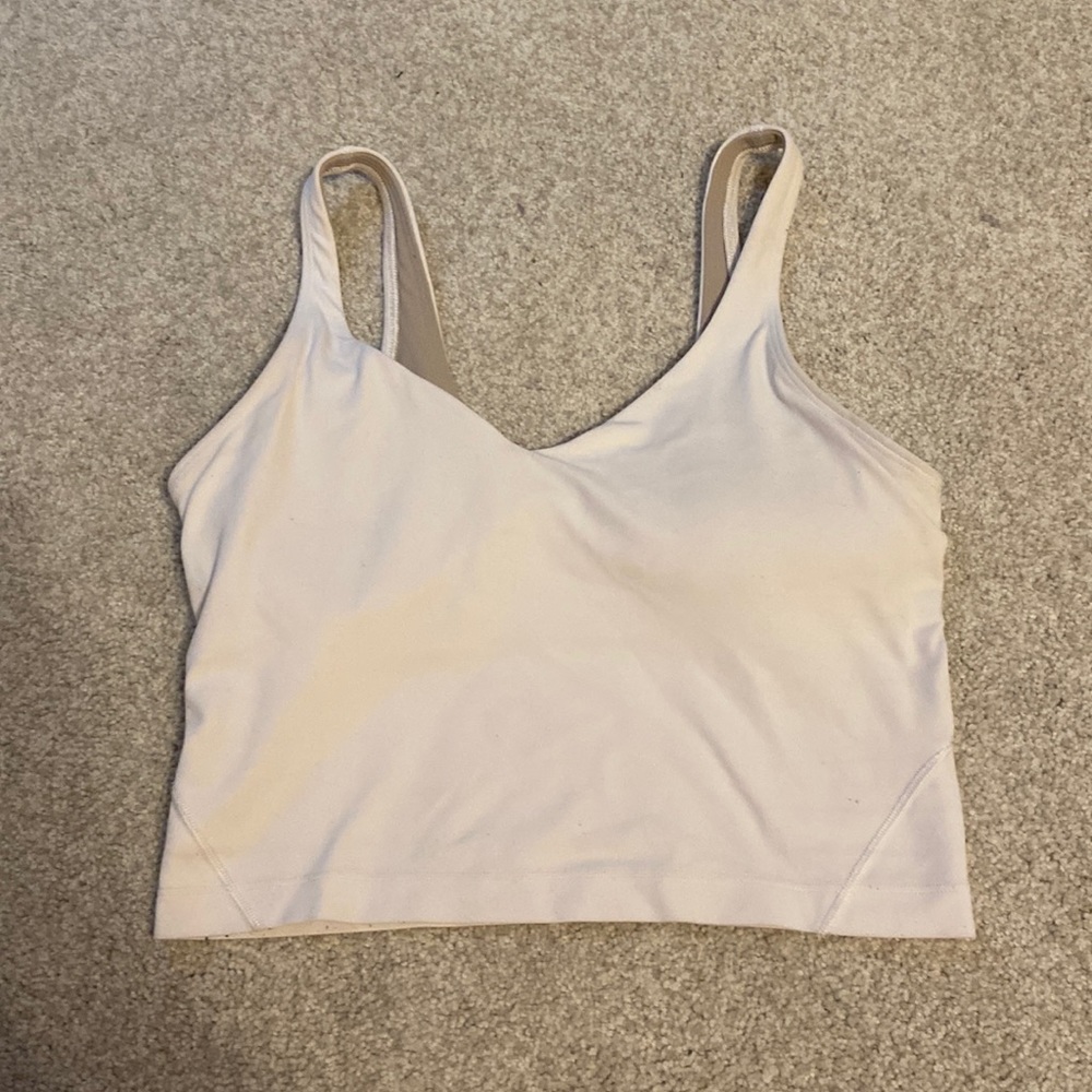 Lululemon align tank top! Color- white, Size- 4